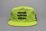 Load image into Gallery viewer, Prepare. Perform. Prevail. Performance Nylon Snapback