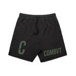 Load image into Gallery viewer, DUSK GREEN & BLACK COMBVT ATHLETE SHORTS