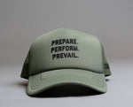 Load image into Gallery viewer, Combvt™ Motto Military Green Trucker Hat
