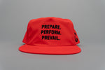 Load image into Gallery viewer, Fire Prepare. Perform. Prevail. Performance Nylon Snapback
