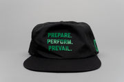 Emerald Prepare. Perform. Prevail. Performance Nylon Snapback