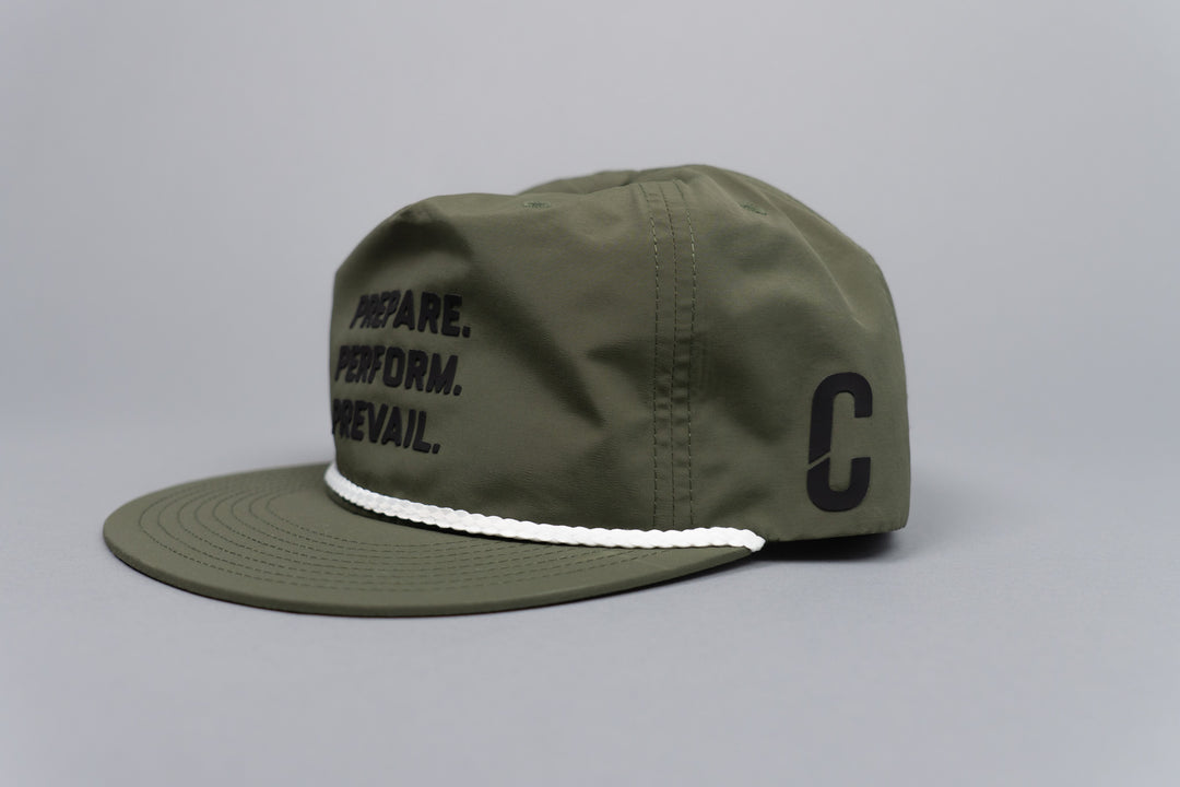 Military Grade Prepare. Perform. Prevail. Performance Nylon Snapback