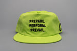 Load image into Gallery viewer, Prepare. Perform. Prevail. Performance Nylon Snapback
