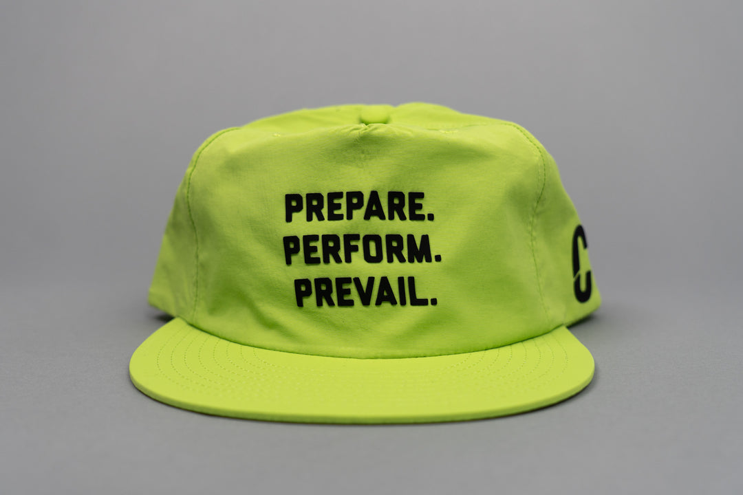 Prepare. Perform. Prevail. Performance Nylon Snapback