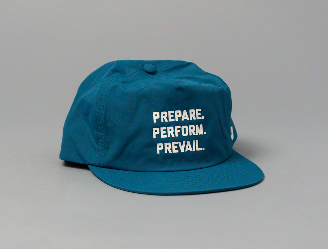 Aqua Prepare. Perform. Prevail. Performance Nylon Snapback