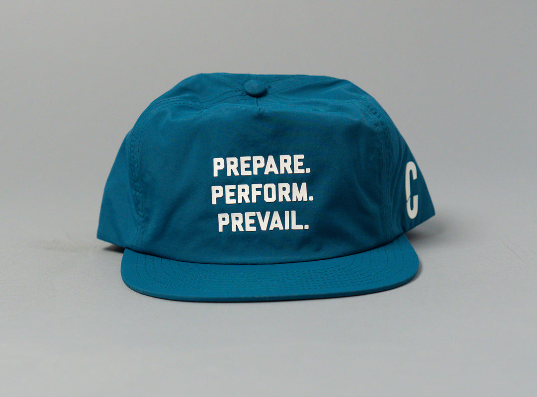 Aqua Prepare. Perform. Prevail. Performance Nylon Snapback