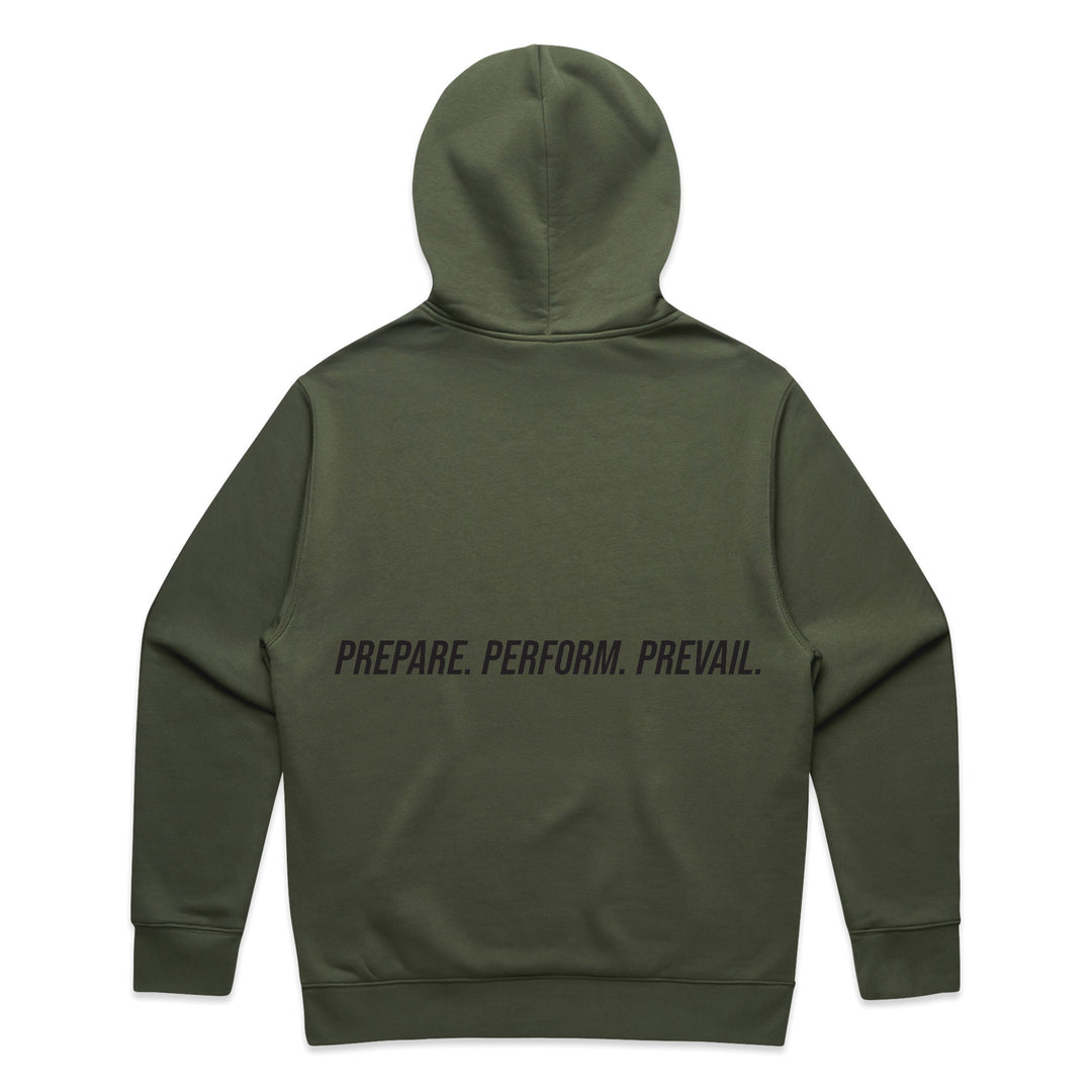 DUSK GREEN COMBVT HOODED SWEATSHIRT