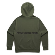 DUSK GREEN COMBVT HOODED SWEATSHIRT