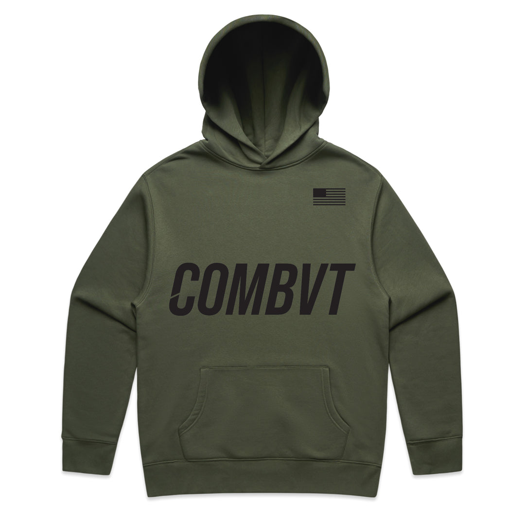 DUSK GREEN COMBVT HOODED SWEATSHIRT