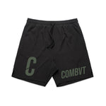 Load image into Gallery viewer, DUSK GREEN &amp; BLACK COMBVT ATHLETE SHORTS
